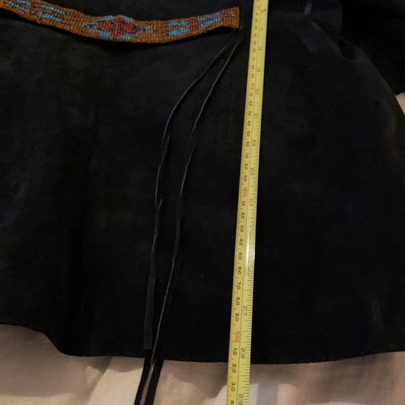 Vintage WESTERN faux FIR SUED Winter Coat - Picture 11 of 14